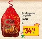 Oferta de Sadia - Peru Temperado Congelado por R$34,49 em Super Muffato