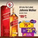 Oferta de Johnnie Walker - Whisky Red Label por R$89,9 em Super Muffato