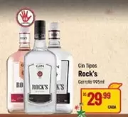 Oferta de Rock`s - Gin por R$29,99 em Super Muffato