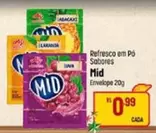 Oferta de Mid - Refresco Em Pó por R$0,99 em Super Muffato