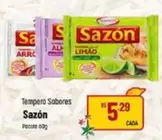 Oferta de Sazón - Tempero Sabores por R$5,29 em Super Muffato