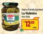 Oferta de La Violetera - Pepino Fatiado Agridoce por R$12,9 em Super Muffato