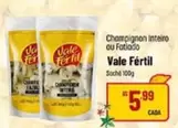 Oferta de Vale Fértil - Champignon Inteiro Ou Fotiado por R$5,99 em Super Muffato