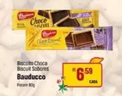 Oferta de Bauducco - Biscoito Choco Biscuit Sabores por R$6,59 em Super Muffato