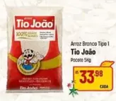 Oferta de Tio João - Arroz Branco Tipo 1 por R$33,98 em Super Muffato