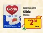 Oferta de Glória - Creme De Leite por R$2,98 em Super Muffato