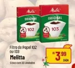 Oferta de Melitta - Filtro De Papel por R$3,99 em Super Muffato