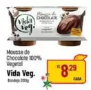 Oferta de Vida - Mousse De Chocolate 100% Vegetal por R$8,29 em Super Muffato