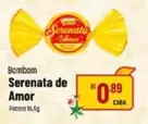 Oferta de Serenata - Bombom Arenata De Amor por R$0,89 em Super Muffato