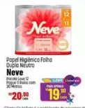 Oferta de Neve - Papel Higiênico Folha Dupla por R$20,9 em Super Muffato