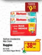 Oferta de Huggies - Toalhas Umedecidas Max Clean por R$38,9 em Super Muffato