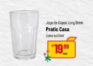 Oferta de Casa - Jopo De Copas Long Drink Pratic por R$19,99 em Super Muffato