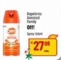 Oferta de Off - Repelente Aerossol Family por R$27,98 em Super Muffato