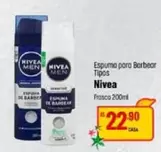 Oferta de Nivea - Espuma Para Barbear Tipos por R$22,9 em Super Muffato