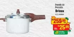 Oferta de Brinox - Panela De Presso por R$259,9 em Super Muffato