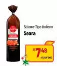 Oferta de Seara - Salame Tipo Italiano por R$7,49 em Super Muffato