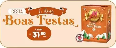 Oferta de Boas Festas por R$31,9 em Super Muffato