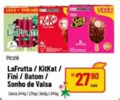 Oferta de Leve - Lafrutta / Fini / Batom / Sonho De Valsa por R$27,9 em Super Muffato