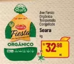 Oferta de Seara - Ave Fiesta Orgânico Temperada Congelada por R$32,98 em Super Muffato