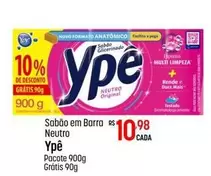 Oferta de Ypê - Sabão Em Barra Neutro por R$10,98 em Super Muffato