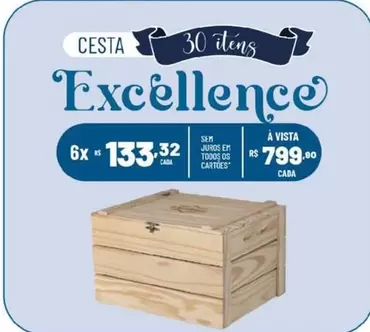 Oferta de Excellence - Cesta 30 Filos por R$799,9 em Super Muffato