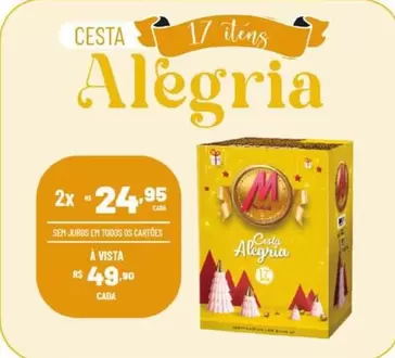 Oferta de Cesta em Super Muffato