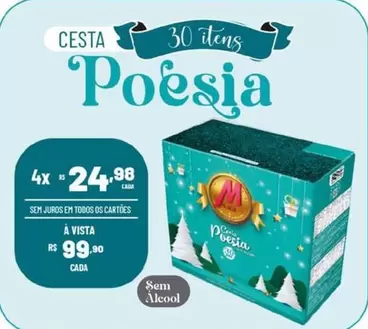 Oferta de Cesta Poesia em Super Muffato