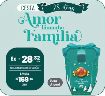 Oferta de Cesta 28 Mens por R$169,9 em Super Muffato