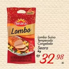 Oferta de Seara - Lombo Suíno Temperado Congelado por R$32,98 em Super Muffato