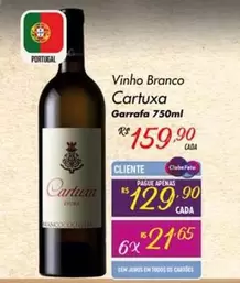 Oferta de Cartuxa COlheita - Vinho Branco por R$159,9 em Super Muffato