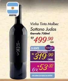 Oferta de Malbec - Vinho Tinto por R$499,9 em Super Muffato