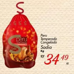 Oferta de Sadia - Peru Temperado Congelado por R$34,49 em Super Muffato