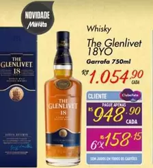 Oferta de Whisky 18yo por R$1054,9 em Super Muffato