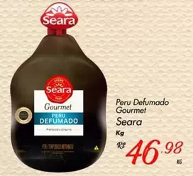 Oferta de Seara - Peru Defumado Gourmet por R$46,98 em Super Muffato