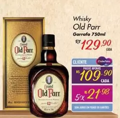 Oferta de Old Parr - Whisky por R$129,9 em Super Muffato