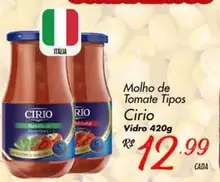 Oferta de Cirio - Molho De Tomate Tipos por R$12,99 em Super Muffato