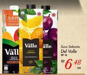 Oferta de Del Valle - Suco Sabores por R$6,48 em Super Muffato