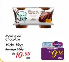 Oferta de Vida - Mousse De Chocolate por R$10,98 em Super Muffato