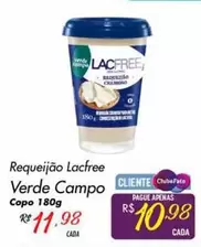 Oferta de Lacfree - Requeijão  Verde por R$11,98 em Super Muffato