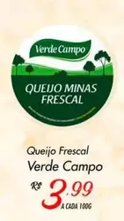 Oferta de Minas - Queijo Frescal Verde por R$3,99 em Super Muffato