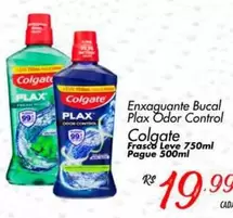 Oferta de Colgate - Enxaguante Bucal Plax Odor Control por R$19,99 em Super Muffato