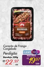 Oferta de Perdigão - Coração De Frango Congelado por R$22,97 em Super Muffato