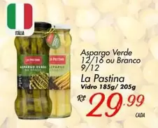 Oferta de La Pastina - Aspargo Verde 12/18 Ou Branco 9/12 por R$29,99 em Super Muffato