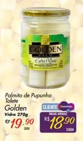 Oferta de Golden - Palmito De Pupunha Tolete por R$19,9 em Super Muffato