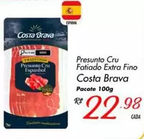 Oferta de Extra - Presunto Cru Fatiado Extra Fino por R$22,98 em Super Muffato