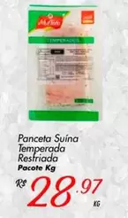 Oferta de Pacote - Panceta Suína Temperada Resfriada por R$28,97 em Super Muffato