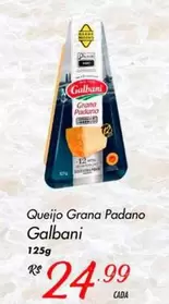 Oferta de Galbani - Queijo Grana Padano por R$24,99 em Super Muffato