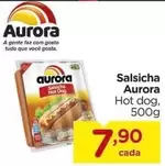 Oferta de Aurora - Salsicha por R$7,9 em Carrefour