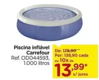 Oferta de Carrefour - Piscina Inflável por R$139,9 em Carrefour