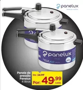 Oferta de Panelux - Panela De Pressão por R$49,99 em Carrefour